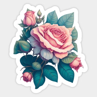 Bouquet of Roses Sticker